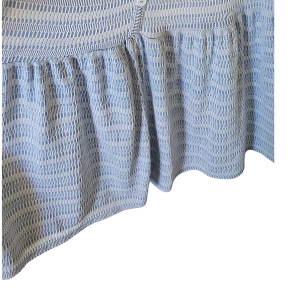 Caution to the Wind Womens Blue Striped Maxi Dress‎ Casual V Neck Medium - Picture 6 of 8